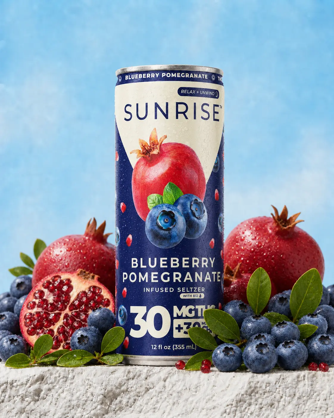 SUNRISE Blueberry Pomegranate